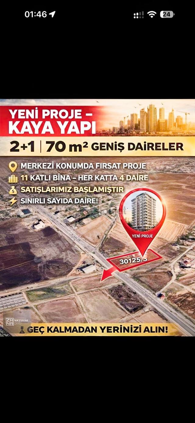 Kayalar Yapı 2+1 70 M2 1