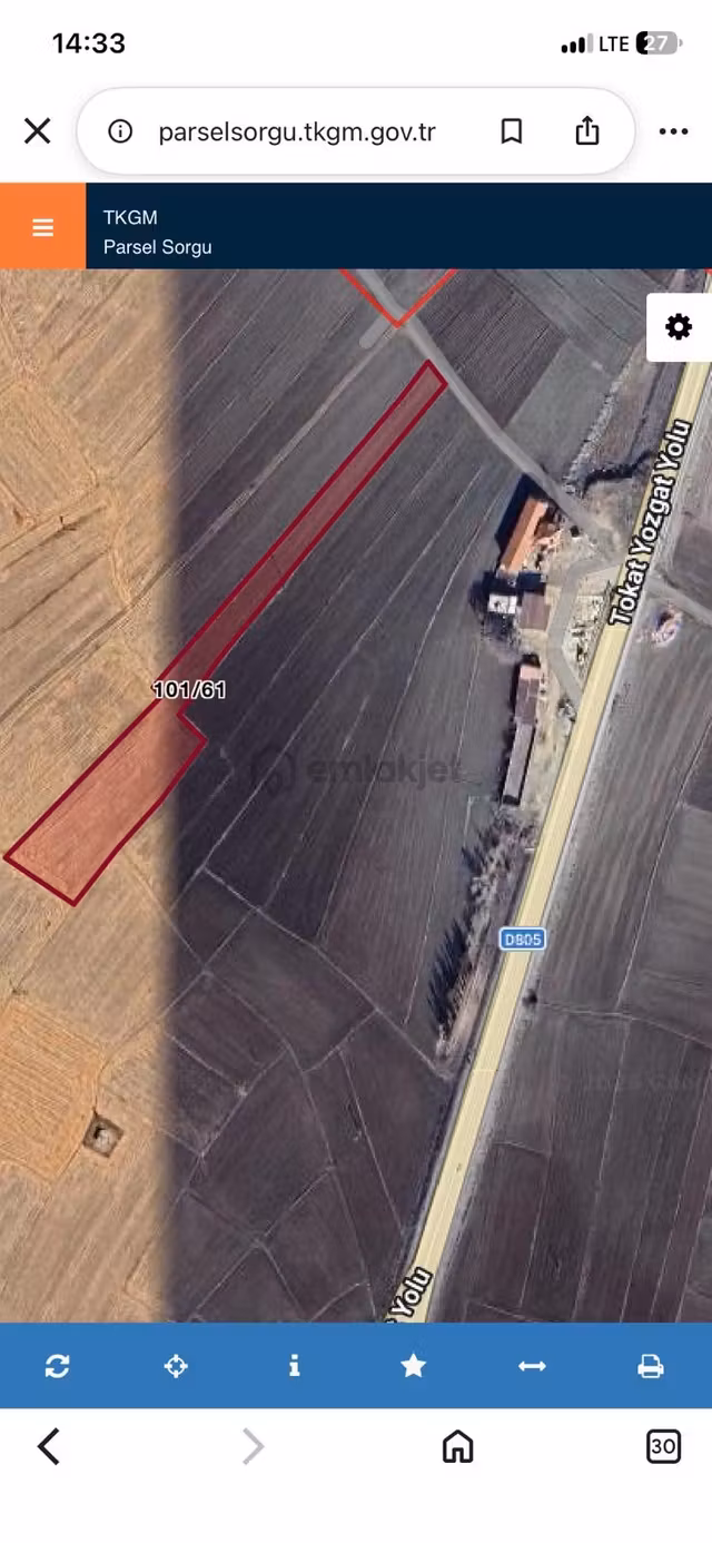 Sorgun Çiğdemli Duralidayılı'da Satılık 7932 M² Geniş Tarla 1
