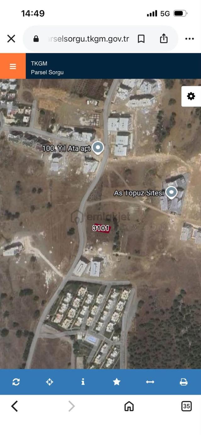 Yeşilovacık 337m2 5 Kata İmarlı Satılık Arsa 1