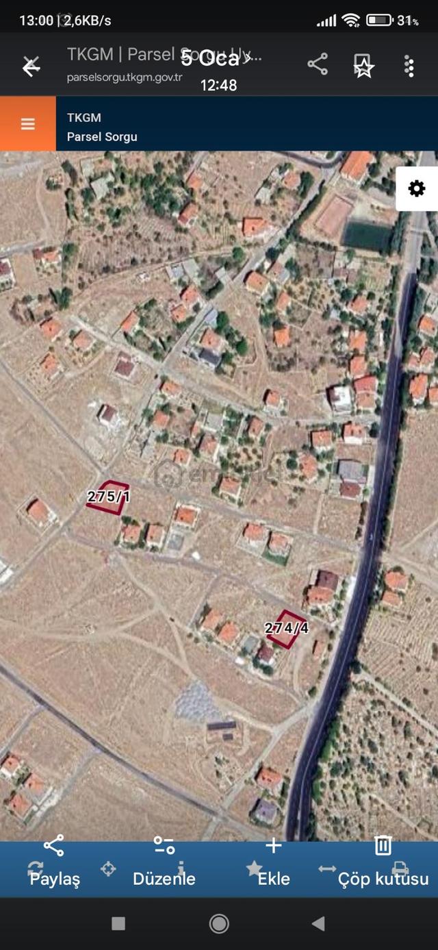 Satılık Villa Arsası Köşebaşı