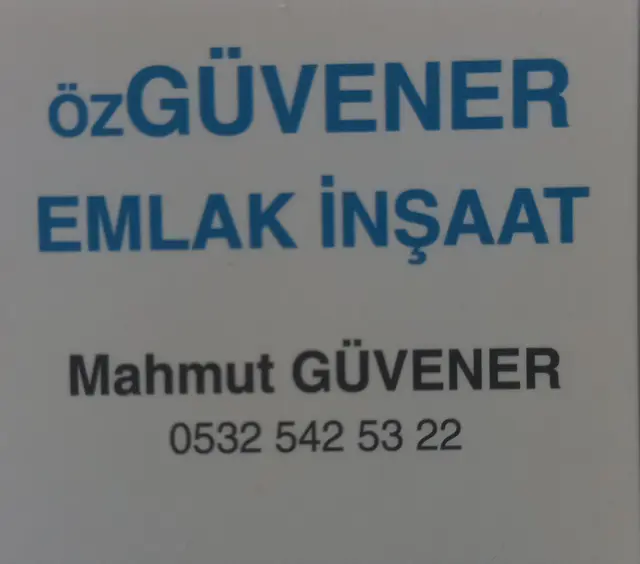Özgüvener Emlak İnşaat