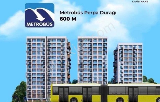 Resim Modern'de, Çok Merkezi Konumda 1+1 Daire