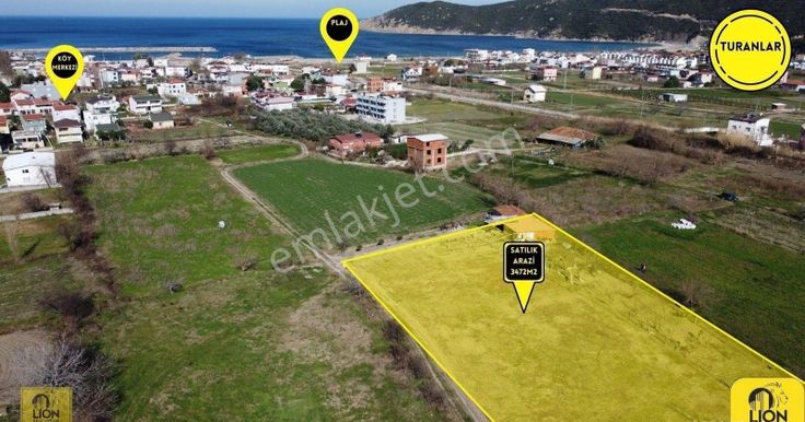 Erdek Turan Mahallesi Kadastro Yoluna Cephe Merkezde Yatırımlık 3472m² Satılık Tarla