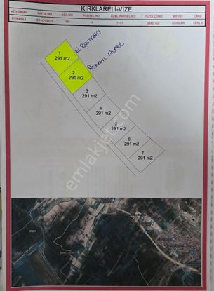 Çakıllı Evrenli De 291 M2 Parseller Satışta