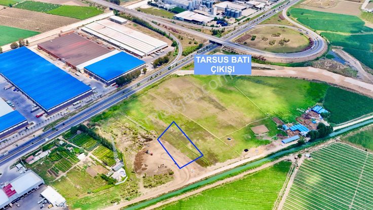 Mersin Tarsus D-400 Otoban Girişi 4.097 M² Arsa