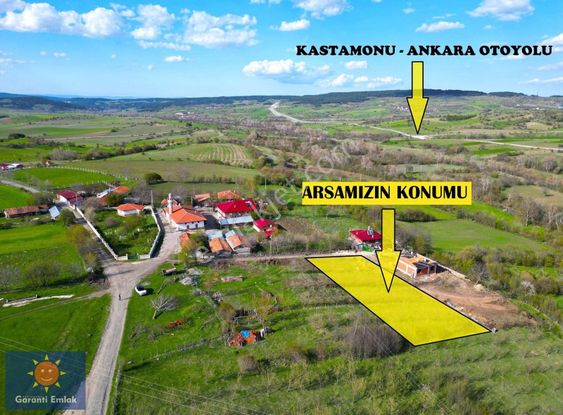 █garanti Emlak'tan, Merkeze 15 Km Mesafede 1.052 M² İmarlı Arsa█