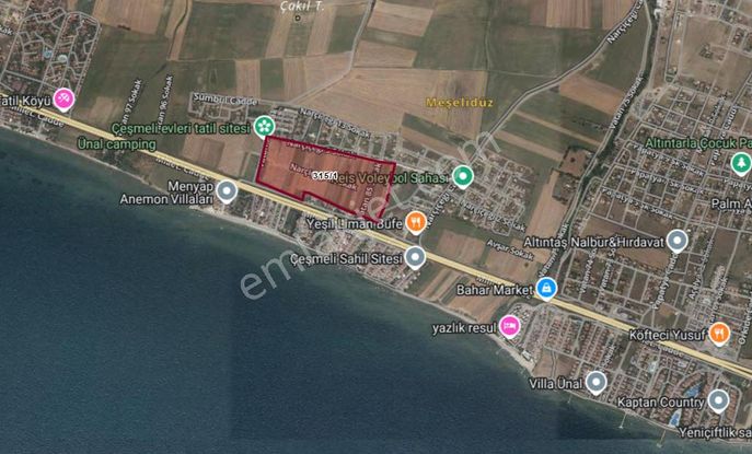 Tekirdağ Marmaraereğlisi 315,1 De Ana Yola Cephe Denize Yakın