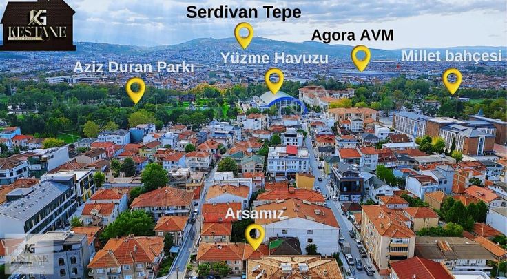 Sakarya Adapazarı Semerciler'de 3 Kat Ticari İmarlı Satılık Arsa