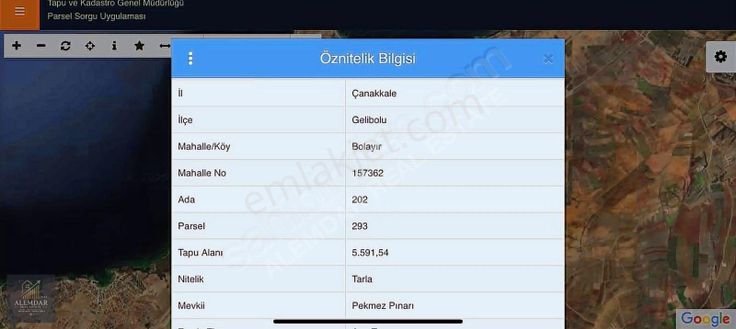 5.591 M² Arsa + 80 M² Ev (yapı Kayıt Belgeli)