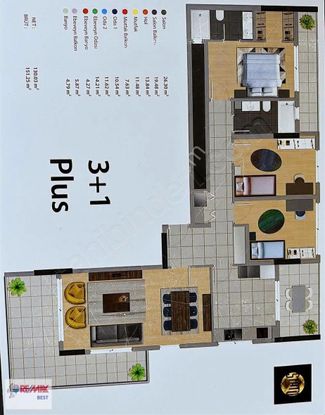 17 Remax Best 'ten Yücesoy Statü Projesinden3+1plus Satılıkdaire