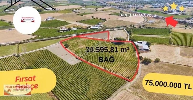 Manisa Harmandalı Yolu Üzeri Bağ, Ev, Depo Ve Yatırımlık Arazi