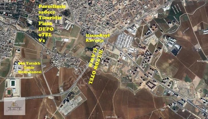 Alaaddin Okçu Satıyor 500 Yataklı Has. Yakın Ticari Parsel