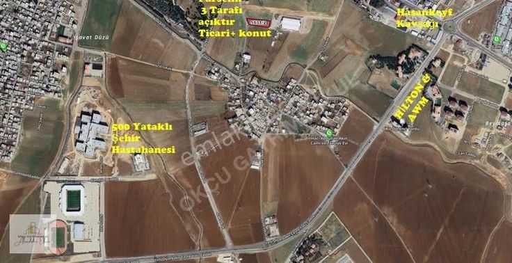 Alaaddin Okçu Satıyor Ticari+konut 500 Yataklı Has. Yakın