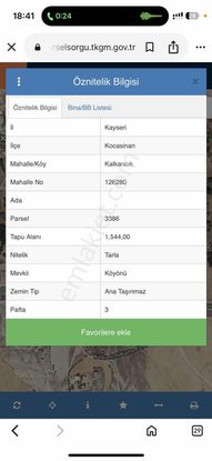 Kalkancıkta Muhtrşem Arazi