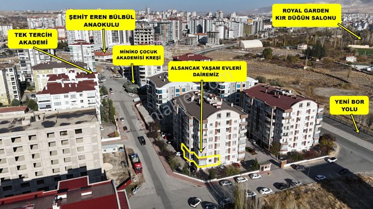 E.gökal Bor Yolu Alsancak Yaşam Evleri Geniş 1. Kat 4+1 Full !
