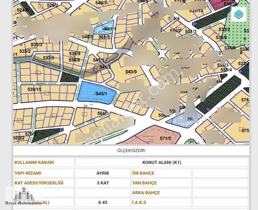 Antalya Side Kemer Satılık Konut Arsası