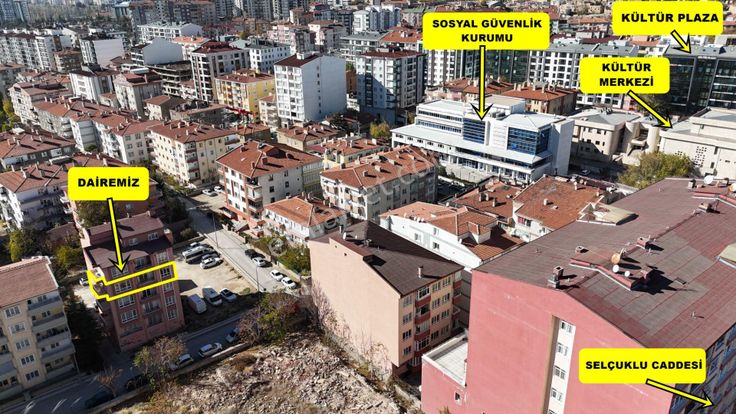 E.gökal Sgk Karşısı Selçuk Merkez 3+1 Ara Kat Mükemmel Konum