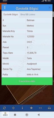 Emlak 72 'den Tılmis'te İmara Yakın Satılık Tarla