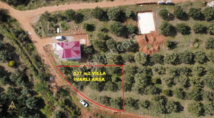 Karacasu Yenice 537 M2 İmarlı Arsa, Konum Harika, Villa'ya Uygun