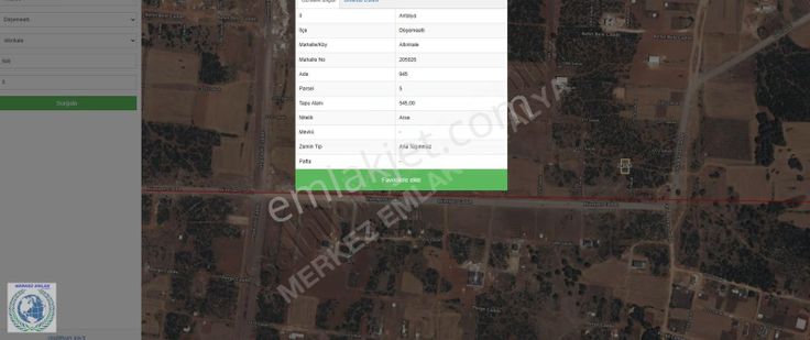Döşemealtı Satılık 545 M2 Arsa