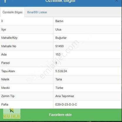 Ev -çiftlik -yatırıma Uygun Tek Tapu Kadastro Yol Cephe 5.539m2