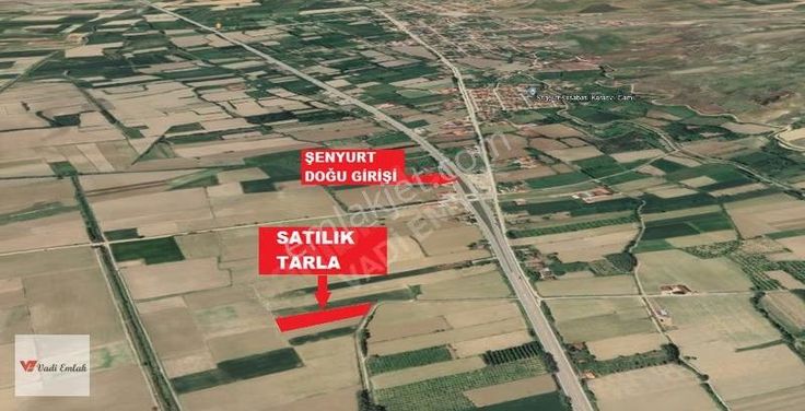 Vadi Emlak'tan Yol-su Kenarında Tamamı Satılık Tarla