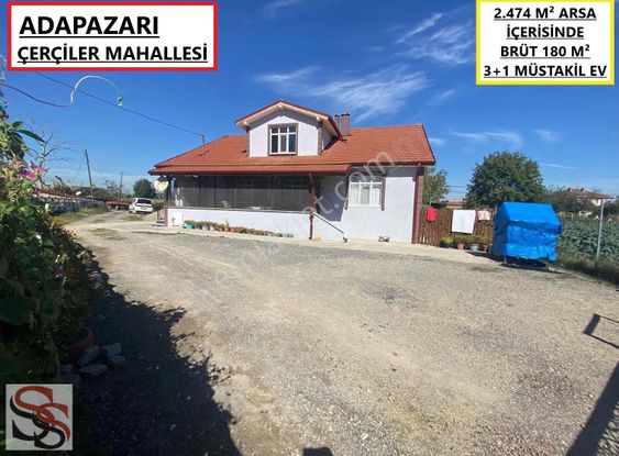 Acill Adapazarı Çerçiler Mah. 2474 M² Arsa İçinde Müstakil Ev