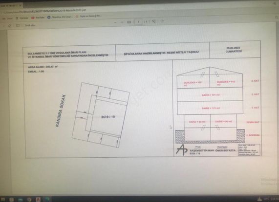 Global Emlaktan Acil Satılık 240 M² İmarlı Arsa