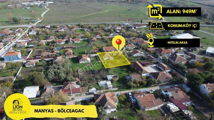 🟨⬛lıon Emlak'tan Manyas Bölceağaç'ta 949 M² Arsa Üzerinde Fırsat 3+1 Müstakil Ev⬛🟨