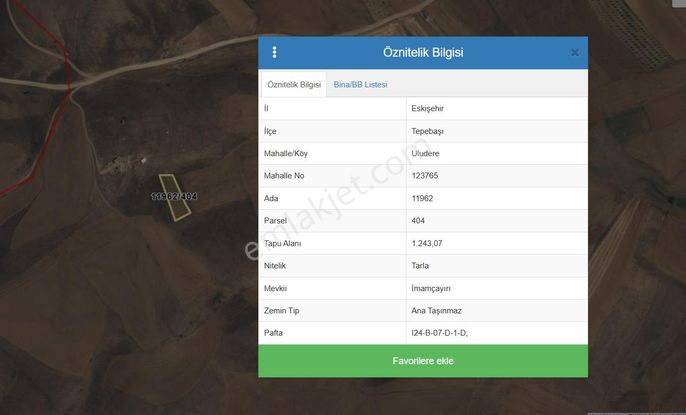 Century 21 Vizyon'dan Uludere’de Satılık Tarla