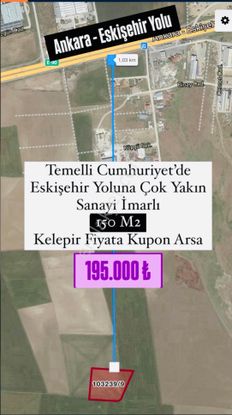 Sincan Temellide 150m2 İleriye Yönelik Yatırımlık Hisse Tapu Fırsat Yatırım