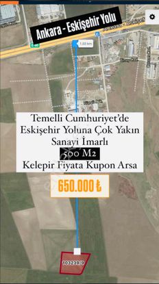 Sincan Temellide 500m2 İleriye Yönelik Yatırımlık Hisse Tapu Fırsat Yatırım