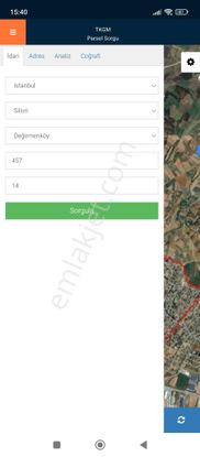 İstanbul Silivri Değirmenköy De Satılık Tarla