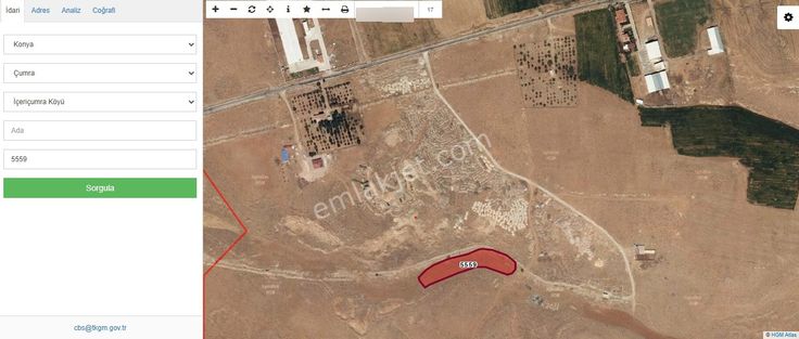 Talha Tozdumandan İçeriçumrada 4.600m2 Yolu Olan Müstakil Tarla