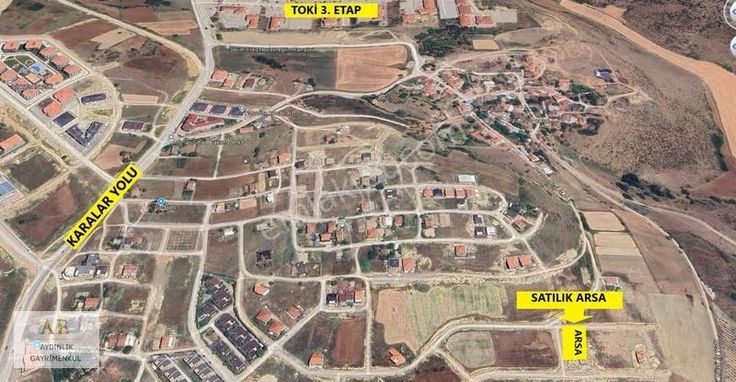 Aydınlık Emlaktan Karalarda Köşe Başı Villalık 400m² Arsa