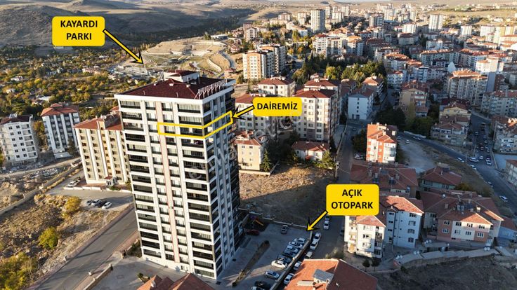E.gökal Giray Seyir Tepe Ara Kat 3+1 Lüx Site Vali Konağı Yokuşu