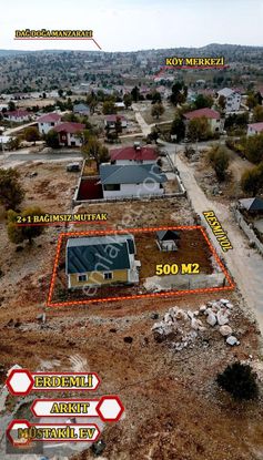 Erdemli Arkıtda Satılık 500 M2 Arsa İçinde Masrafsız Müstakil Ev
