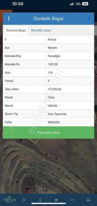 Karadiğin Müstakil Tarla Köy Merkezine Yakın