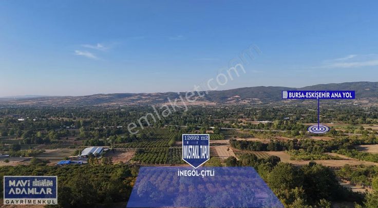 İnegöl Çitli Mahallesinde Harika Müstakil Tapu Şeftali Bahçesi