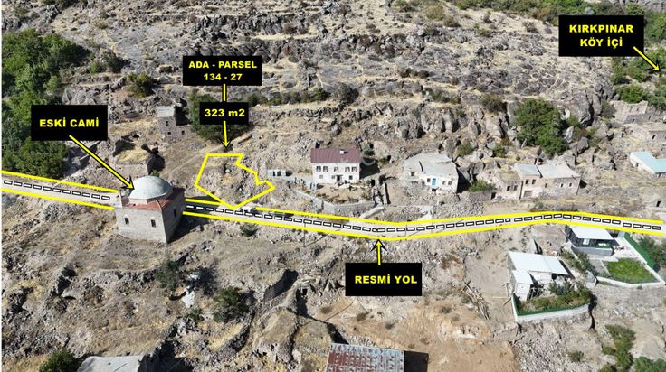 E.gökal Kırkpınar Eski Cami Karşı 323 M2 Arsa Yazlık Yapım Yeri