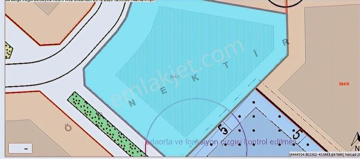 Sinan Emlaktan Akhisarda 4 Kat İmarlı Köşe Arsa 32 Dairelık