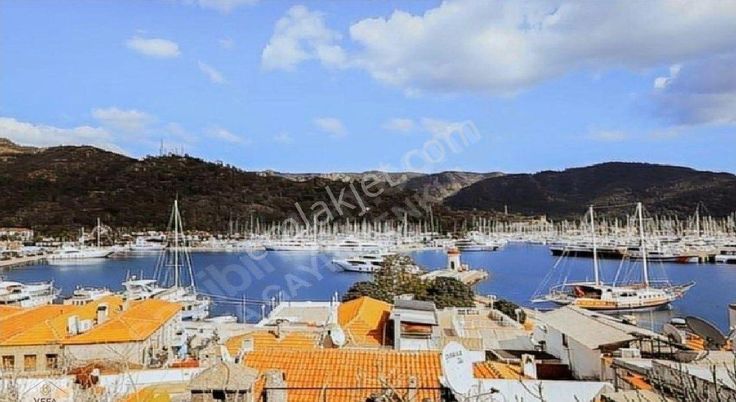 Marmaris Kalede Deniz Manzalı 2+1 Satılık Müstakil Ev