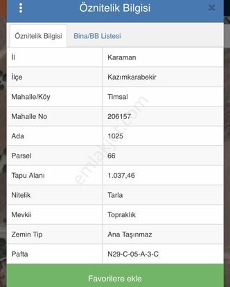 Sürşen Premium Group'dan Kazımkarabekir'de İmar Eşiğinde Tarla !