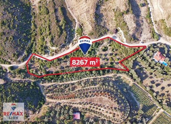 Datça Reşadiyede Satılık %5 İmarlı 8,267 M2 Arsa