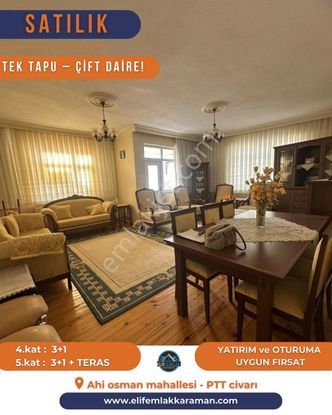 ✨ Tek Tapu – Çift Daire! Yatırım Ve Oturuma Uygun Fırsat Satılık Daire