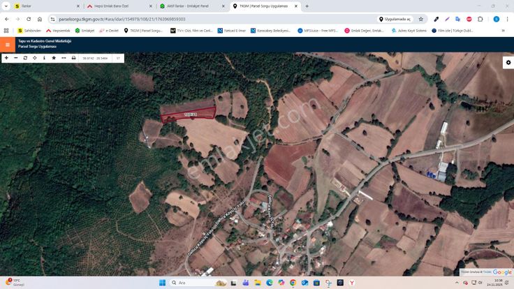 Dallıca Köyü 3.700 Metre Tarla