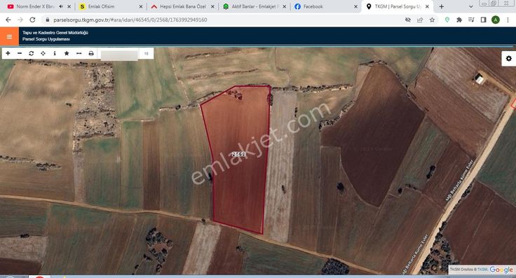 Erkaya Emlak'dan Afyon/başmakçı/yaka'da/12.200m2 Satılık Tarla