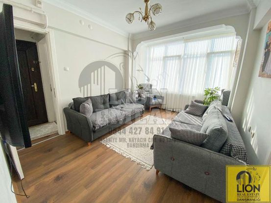 Bandırma 17 Eylül'de Balkonlu Masrafsız Satılık 2+1 Daire