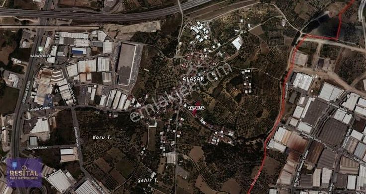 Alaşar'da Kadastro Yoluna Cephe Tarla