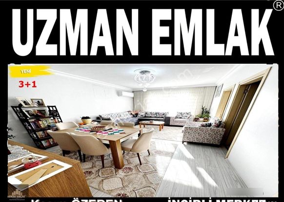 Uzman Emlak'dan İncirli Mh'de Cadde Üzerinde Orta Katta Full Yapılı,full Güneşli 3+1 Daire